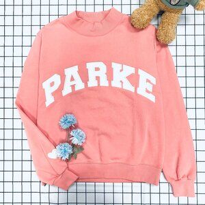 Parke Varsity Mockneck Sweatshirt Pink 💗🧡